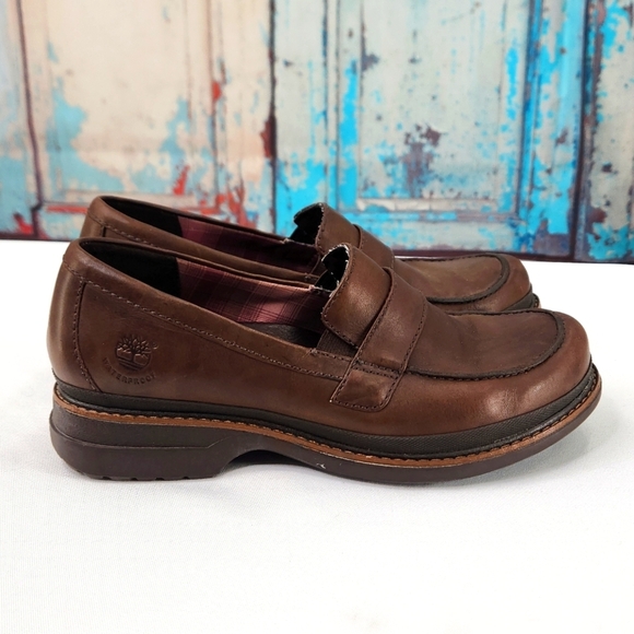 Timberland Slip On Leather Loafers - Picture 1 of 8